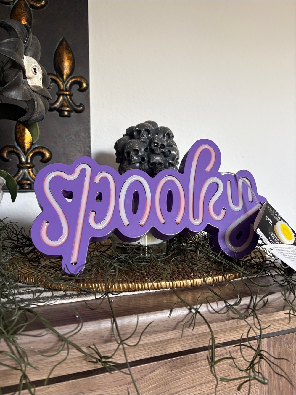 🆕”Spooky” LED Light Up Table Sign